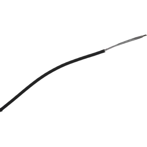 Fil de câblage à gaine PTFE RS PRO, 0,22 mm², 24 AWG, 200°C max, PTFE Gris, 100m ( Prix pour Bobine de 100 Mètres )