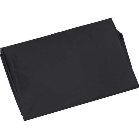 Housse noire pour chariot de jardin, dimensions : 81 x 41 x 21 cm, en tissu. (1/4)