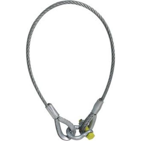 Eurolite 1000x10mm m.Schäkel bis400kg Fune di sicurezza (1/2)