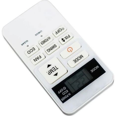 Télécommande climatiseur Toshiba - Design élégant Facile à prendre en main - Contrôle climatiseur - Piles AAA (1/5)