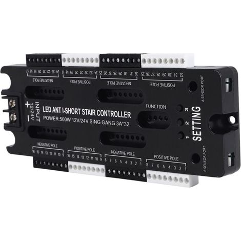 Contrôleur d'éclairage LED flexible à 32 canaux pour escaliers (1/4)