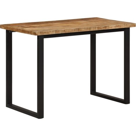 vidaXL Tavolo da Pranzo 110x55x75 cm in Legno Massello di Mango (1/5)
