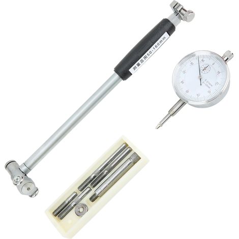 Kit d'outils pour comparateur d'alésage (diamètre 50-160 mm) pour la mesure des cylindres de moteur (1/5)