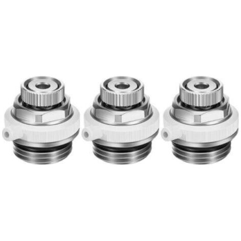 (3 Pcs)Vanne de Purge de Radiateur Automatique Radiateur de Ventilation de 1/2 Pouce Soupape d'Évacuation d'Air Évent Automatique à Couper en Laiton Vanne de Radiateur à Purge Automatique
