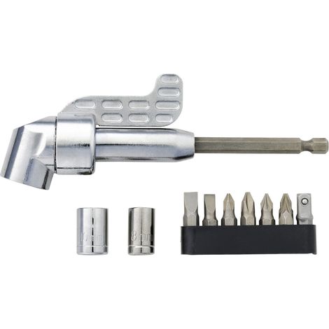 TOOLCRAFT  2521675 Winkelschraubervorsatz Länge 135 mm Antrieb 1/4" (6.3 mm) 128 cm