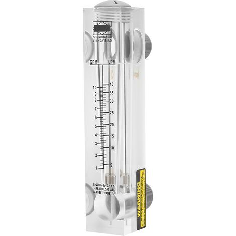 Débitmètre à bouton de panneau LZM-25 1-10 GPM, mesure de débit ZG1"
