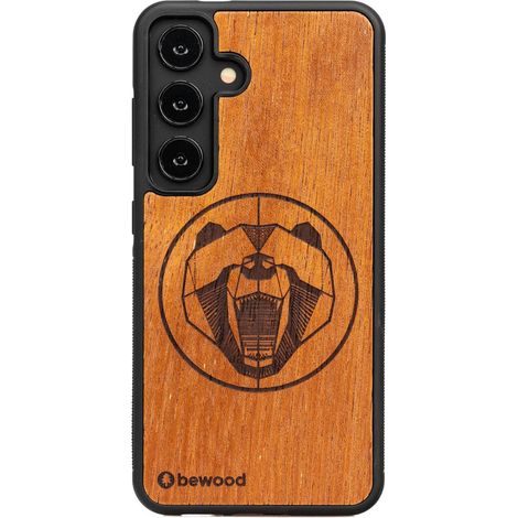 Bewood Holzhülle für Samsung Galaxy S24 MERBAU BEAR (1/4)