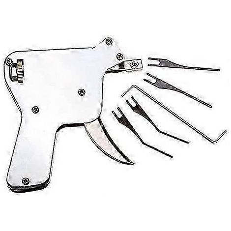 Pistolet de crochetage, ouvre-porte/serrurier, kit de crochetage pour serrurier (1 kit, multicolore) 2025 (1/5)