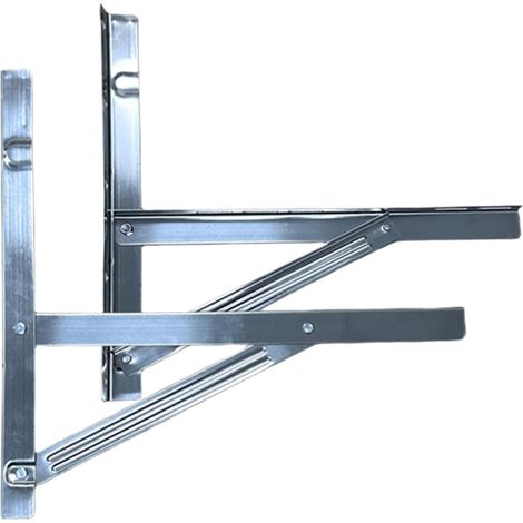 Support De Climatiseur Pour Fenêtre Support Cage de Sécurité en Acier Support mural robuste pour climatiseur extérieur Cadre de Sécurité Robuste en Acier Inoxydable Compact po (1/5)
