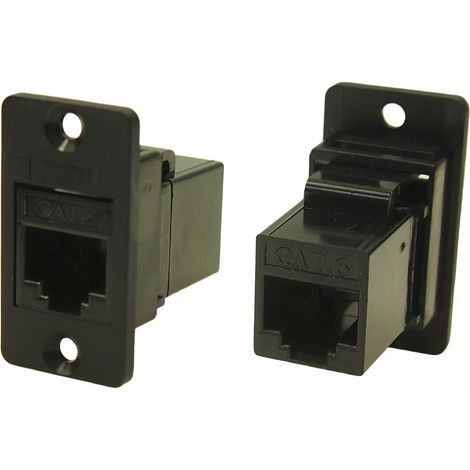 Connecteur RJ45 cat 6 RS PRO Femelle Montage panneau, ports ( Prix pour 1 )