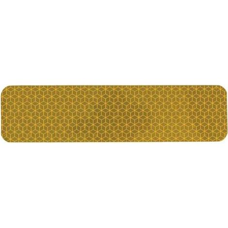 Ruban adhésif réflechissant jaune 200 x 50mm bande autocollant sticker catadioptre sécurité voiture camion remorque vélo