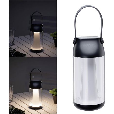 Paulmann 94267 LED-Außentischlampe 1.3 W Warmweiß Transparent, Anthrazit