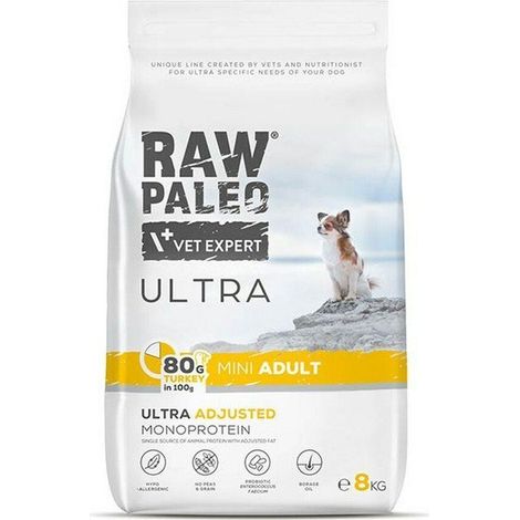 VetExpert Raw Paleo Ultra Pavo Mini Adulto 8 kg