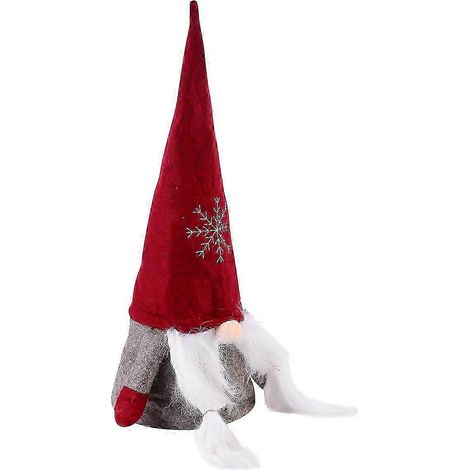 Décoration de sapin de Noël en feutrine et fil de fer représentant un vieil homme sans visage, couleurs assorties, 60 cm, pour la maison, les magasins, les bureaux, les hôtels et les fêtes, 1 pièce (1/5)