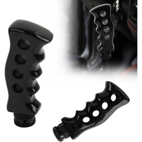 2pcs Handle Shift Knob, Single Gear Shift Lever Knob, Replacement Head Shift Lever for Automatic Manual Vehicle Truck (Black) (1/4)