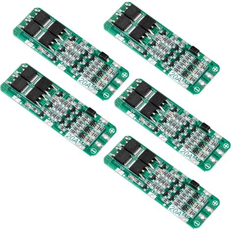 APEX 5 pièces Batterie au Lithium 3S 20 A Li-ION PCB BMS 12,6 V Protection Contre Les Surcharges et Les Courts-Circuits (1/3)