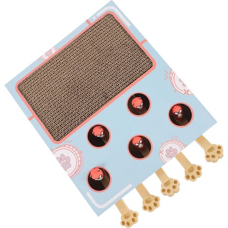 Interactive Cardboard Cat Scratching Post, Durable Scratching Board, Stimulates Activity and Reduces Stress (1/5)