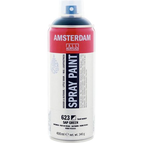 Bombe de peinture Amsterdam 400 ml vert de vessie (1/2)