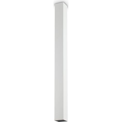 Plafoniera Moderna Sky Metallo Bianco 1 Luce Gu10 7W 3000K Luce Calda H75Cm (1/3)