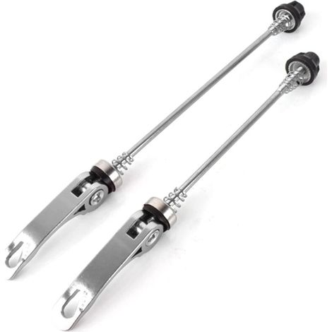 Schnellspanner-Set für Fahrrad-Vorderrad-Schnellspanner und Hinterradnabe für Rennräder, Mountainbikes und Mountainbikes (1/4)