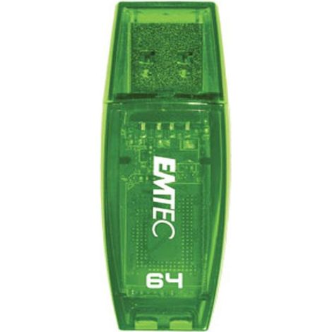Clé USB 3.0 Emtec C410 64 Go Vert (1/5)
