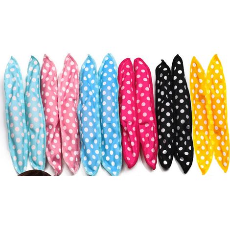 Rouleau à cheveux - Mousse Souple - Pour Coiffure Sans Chaleur - Adapté Cheveux Courts à Longs - Lot de 12 (1/5)