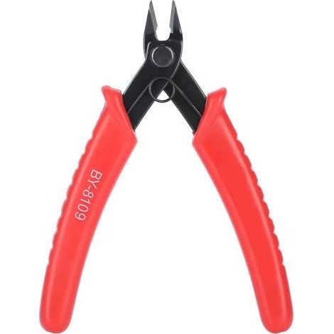 Pince coupante, coupe-fil 0,8-1,6 mm, poignée ergonomique, portable, pour usage domestique et industrie électronique (1/5)