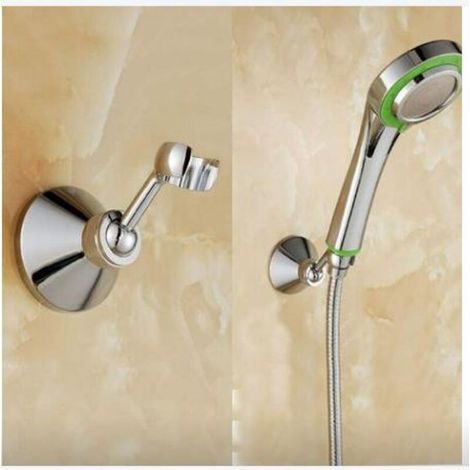 Support De Douche,Curseur barre de douche, Support Douchette Mural Support Mural Pour Douchette orientable 360°pour douchette ou pommeau de douche (1/4)