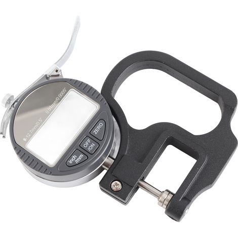 Micromètre électronique d'épaisseur 0-12,7 mm, précision 0,01 mm, pour le cuir (1/5)
