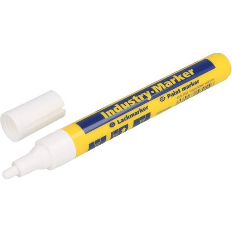 Marqueur 4 mm blanc