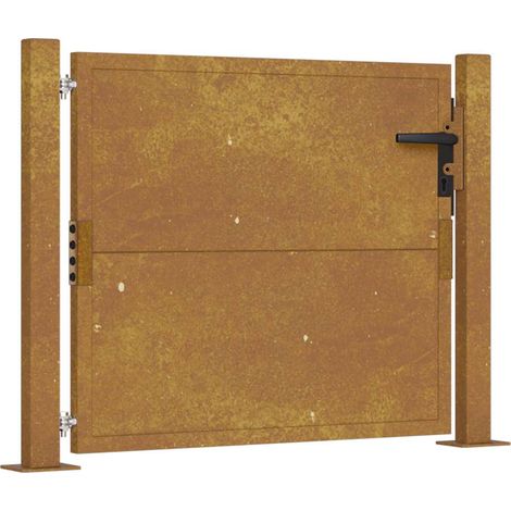 Maison Exclusive - Gartentor 100x75 cm Cortenstahl