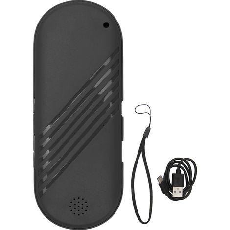 Haut-parleur Bluetooth Mini pour Oreiller, Son Stéréo Basse Profonde, Fonction Multimédia, Noir (1/5)