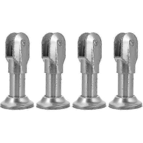 pièces de quincaillerie pour cloison de toilette An Fittings, support de cloison de salle de bain en acier inoxydable, pieds de support Boris (1/2)
