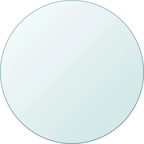 FIMEI Dessus de table ronde en verre trempé 700 mm (1/4)