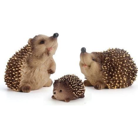 Igel-Statue – Gartendekoration – 3-teiliges Set – Umweltfreundliches PVC – Unisex (1/3)