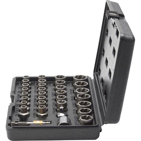Extracteur de boulons et écrous - 29 pièces - 6 mm à 10 mm et 10,5 mm à 19 mm - Acier Cr-Mo (1/5)