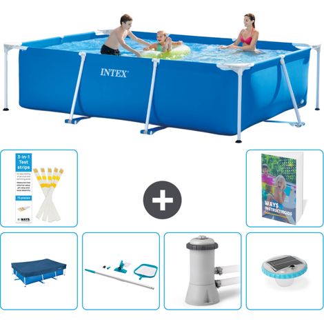 Rechteckiger Frame Pool - 300x200x75 cm - 7-teilig S73