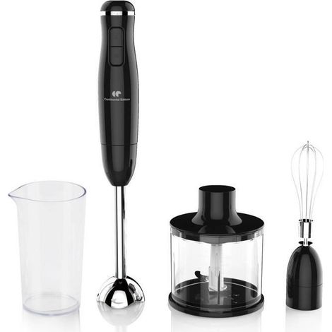 Continental Edison – Mixeur plongeant 400W – 2 vitesses – Verre doseur 550ml – Hachage et fouettage faciles pour utilisateurs avertis (1/10)