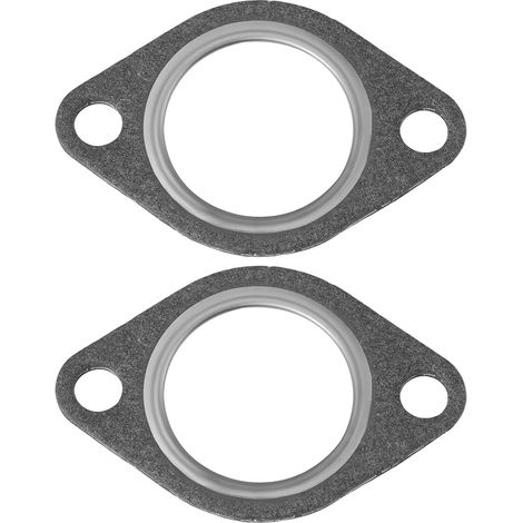 Lot de 2 joints de collecteur d'échappement L 56 mm largeur 37 mm ID 27 mm Compatible avec Maxi X30 MS VS DS VZ (1/5)