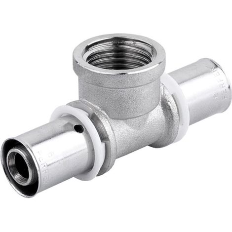 Raccord tee perfexim 73A double bague étanchéité laiton (1/2)