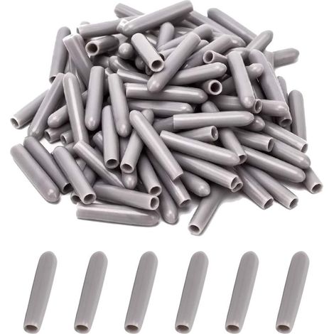 Lot de 100 capuchons lave-vaisselle couvercle panier antirouille gris (1/5)