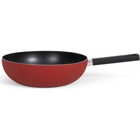 32 cm roter aluminium-wokpfanne - Livoo - MEP156R