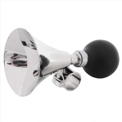 UPPERX Schwarze Gummibirne, 21 mm Durchmesser, Lenker-Fahrradhupe (1/5)