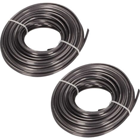 Lot de 2 bobines de fil renforcé pour débroussailleuse professionnelle 3,0 mm x 15 m-NANOTEH (1/5)