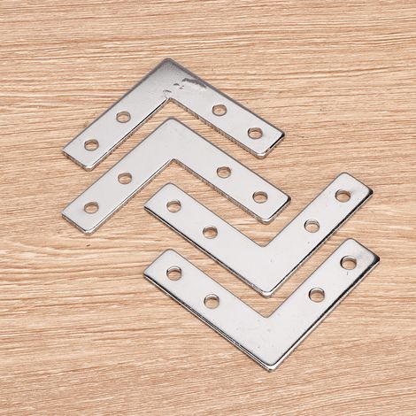 10 Stück Aluminiumprofile Verbindungsplatte Kohlenstoffstahl Verbindungselemente 202020L Platte (1/5)