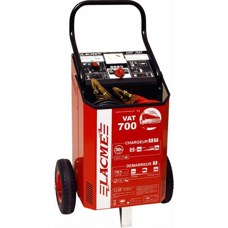 Cargador de Arranque de Baterías LACME Vat 700 12 V Carga 30 A. Arranca 700 A - 510700