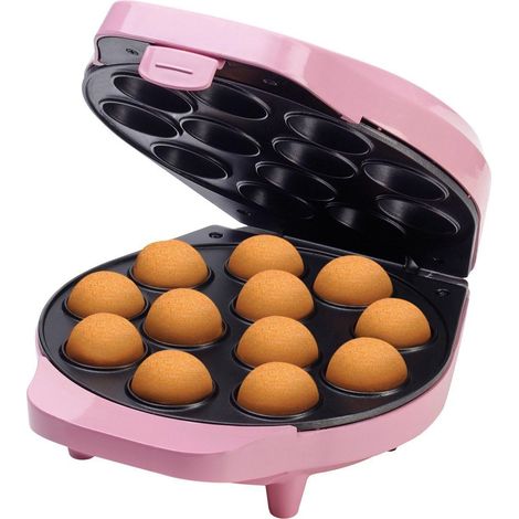 Appareil à cake-pops au design rétro, Sweet Dreams, Revêtement antiadhésif, 700 W, Rose pour Salle à manger (1/5)