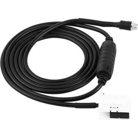 Kit 12 Broches Entrée Audio Auxiliaire Adaptateur Câble pour iPhone iPod BMW Série 5 E60 E61 E63 E64 (1/4)