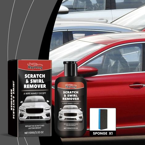 Autokratzer-Reparaturpaste, Autolack-Polierpaste zur Reinigung und Fleckenentfernung – 100 g + Schwamm1 -- DTEKGAZ (1/5)