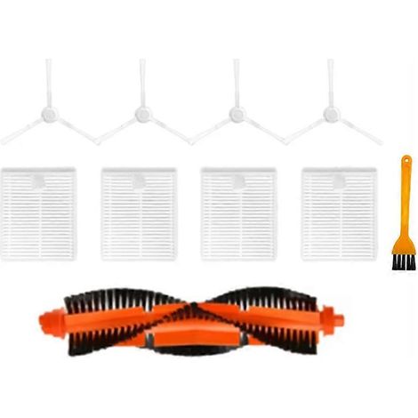 Brosse pour aspirateur De remplacement Accessoires pour Robot Aspirateur E10 E12 B112 Aspirateur Accessoires Main Side Brosse HEPA Filte (1/5)